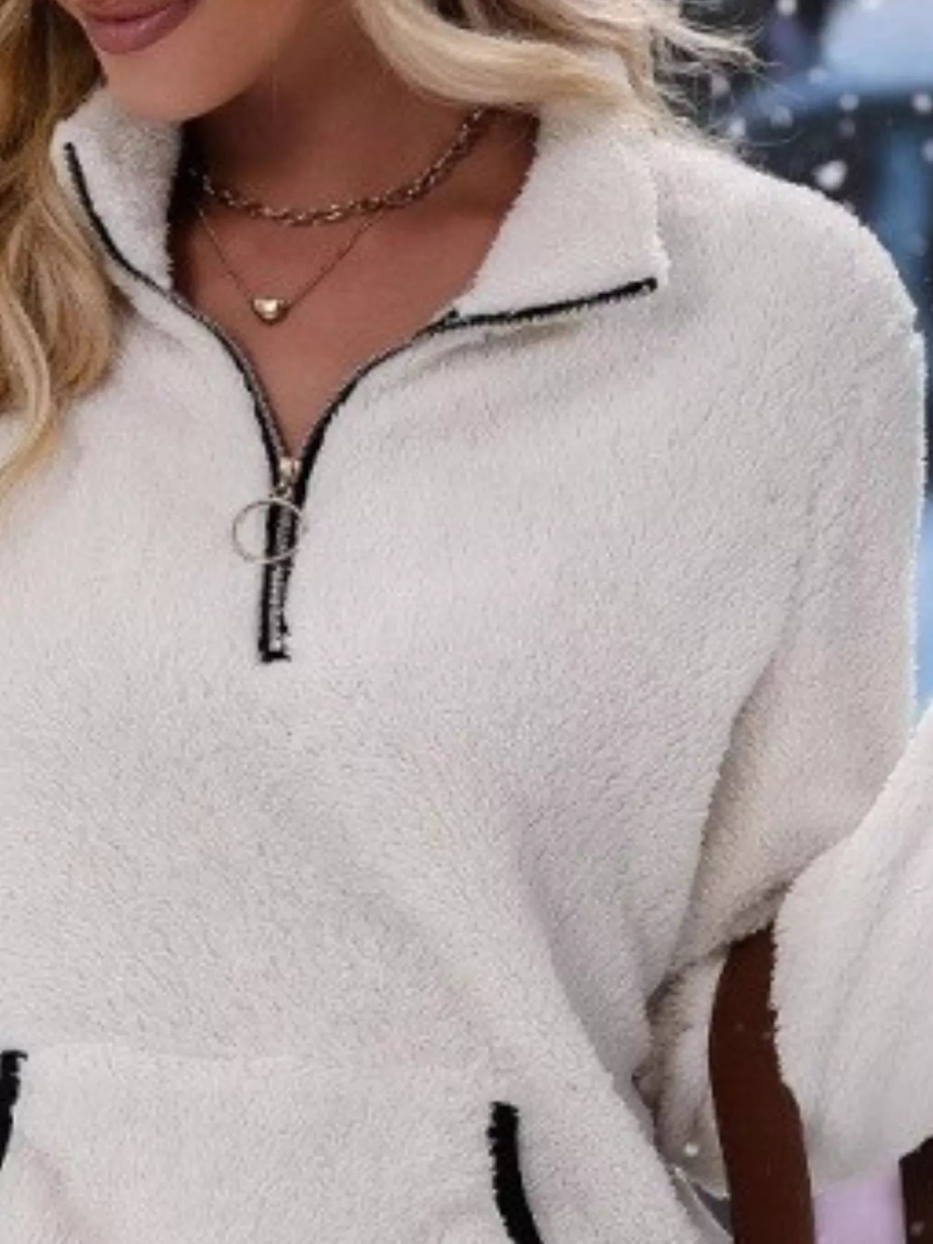 Helen | Women's Half-Zip Fleece Pullover Sweater - Image 6