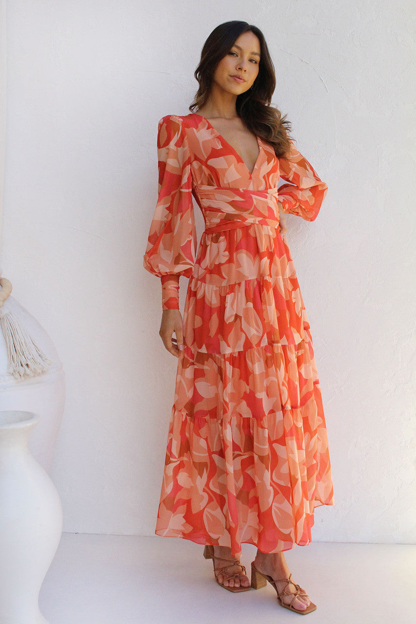 Sandra | Romantic Floral Wrap Dress for Women - Image 7