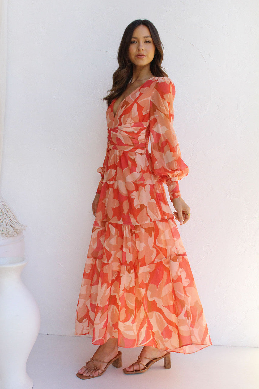 Sandra | Romantic Floral Wrap Dress for Women - Image 9