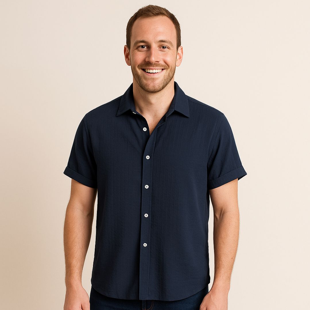 Chad | Lightweight Casual Short-Sleeve Shirt - Image 1
