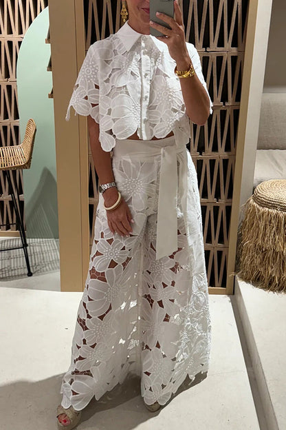 Nicolette | Elegant Lace Set - Beautiful Two-Piece Outfit - Image 2