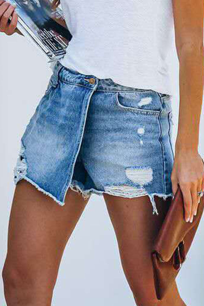 Patty | Trendy Women's Casual Ripped Denim Jeans - Image 2