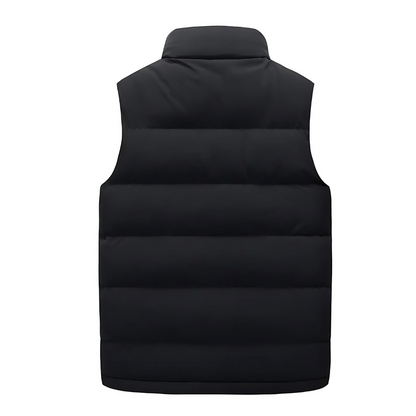 Walter | Men's Quilted Zip-Up Puffer Vest - Image 2