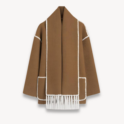 Libby | Women's Oversized Cape Jacket - Image 2