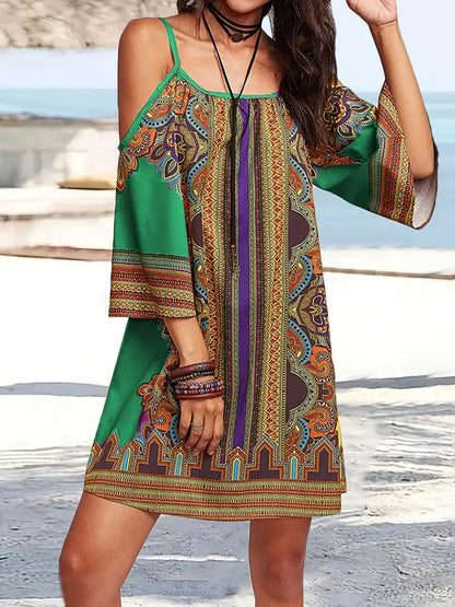 Cheryl | Shoulder Dress - Flowy Casual Mini - Image 2