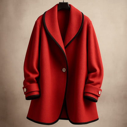 Serena | Women's Single-Breasted Trim Coat - Image 3