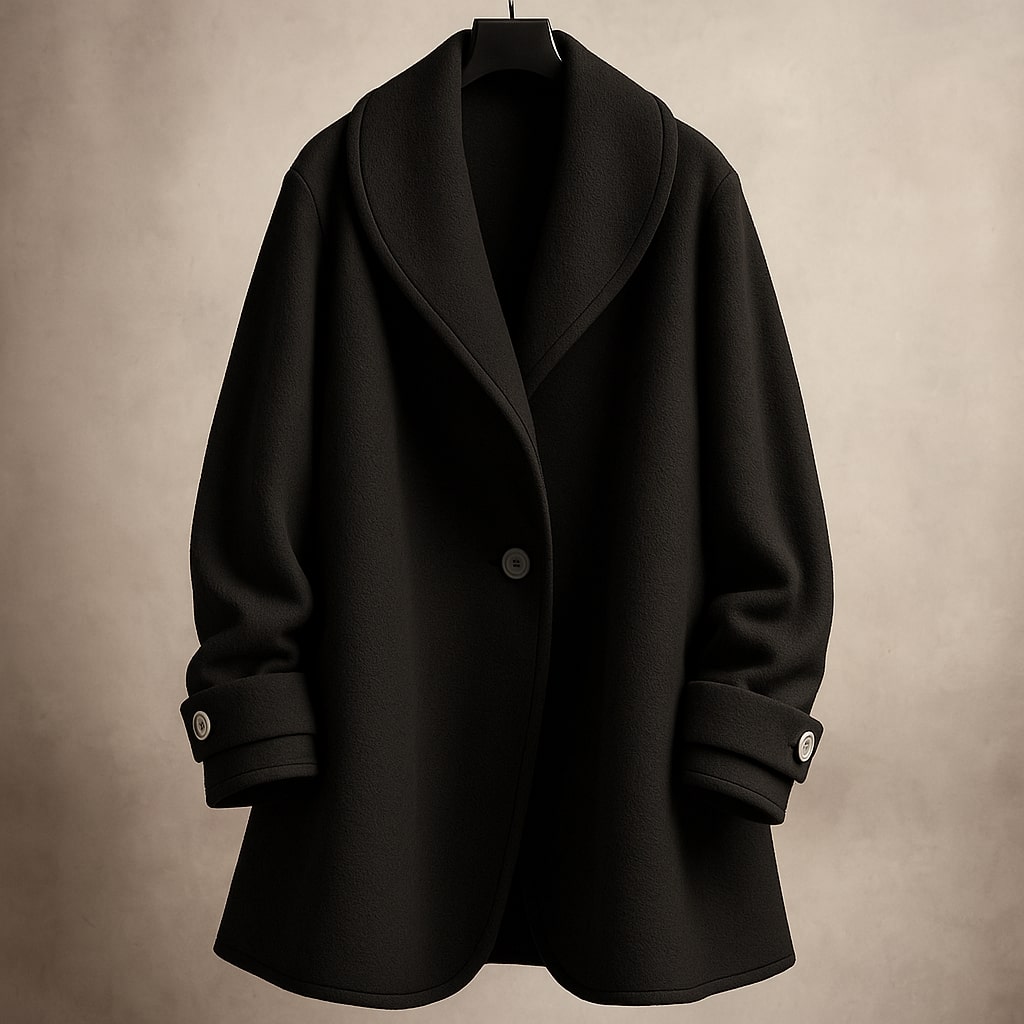 Serena | Women's Single-Breasted Trim Coat - Image 5