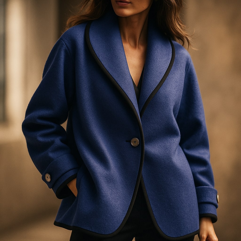 Serena | Women's Single-Breasted Trim Coat - Image 10