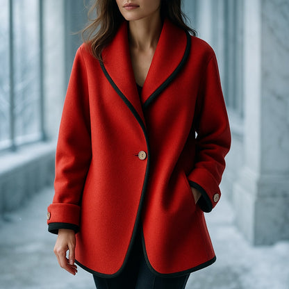Serena | Women's Single-Breasted Trim Coat - Image 8