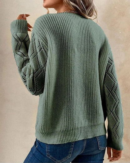 Cassandra | Elegant Comfortable V-Neck Sweater - Image 2