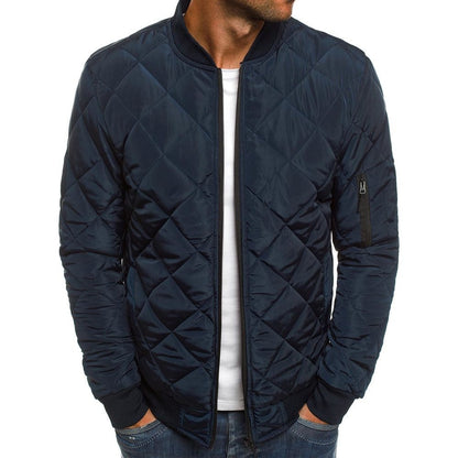 Gerald | Men's Diamond Quilted Jacket - Image 2