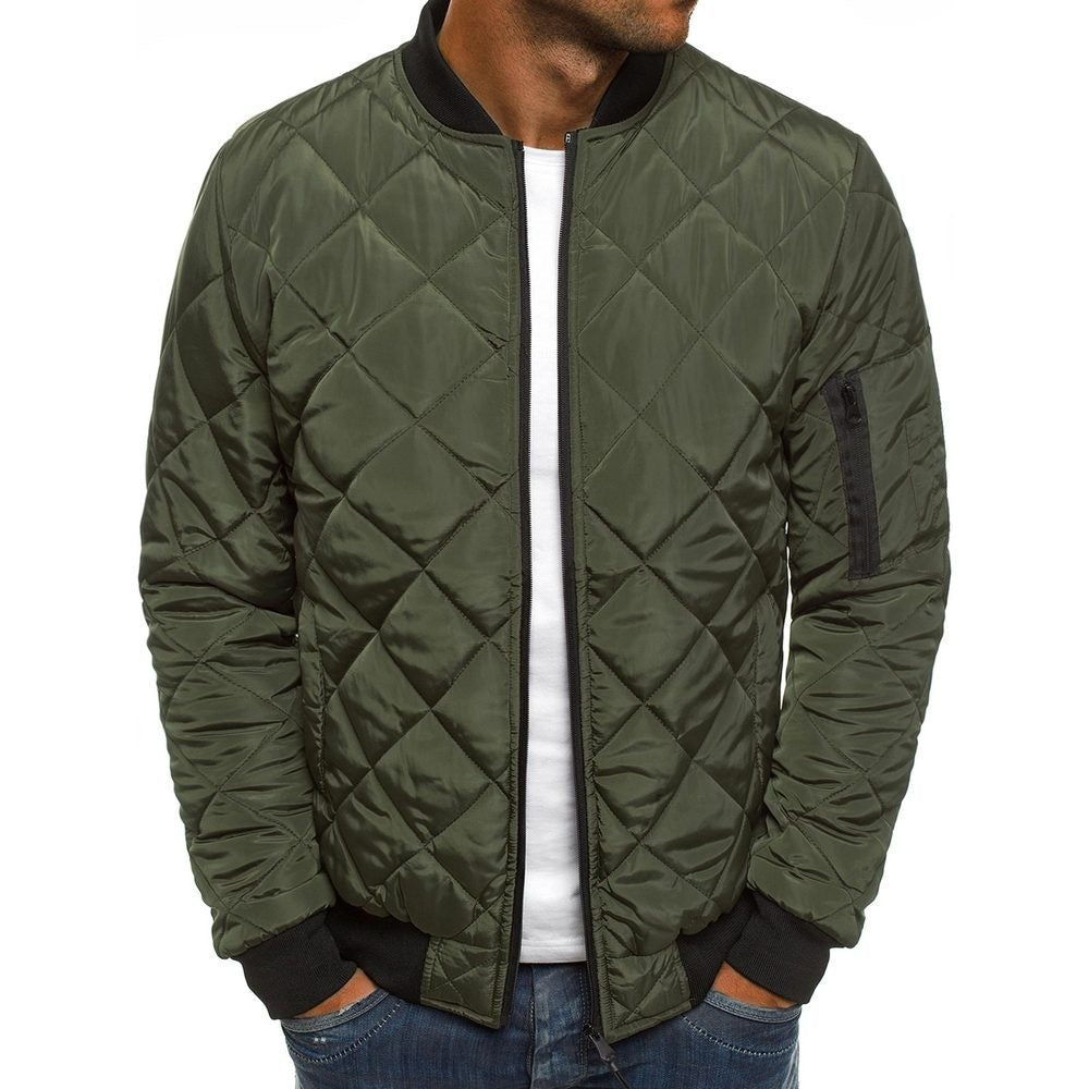 Gerald | Men's Diamond Quilted Jacket - Image 8