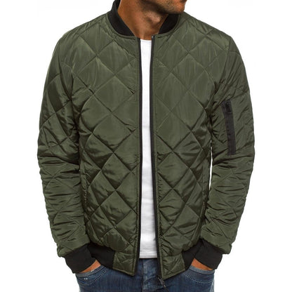 Gerald | Men's Diamond Quilted Jacket - Image 8