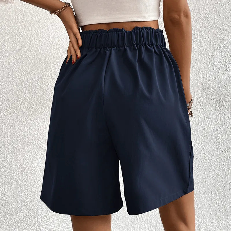 Couture-moda | High-Waisted Pleated Shorts - Lightweight Summer Style - Image 5