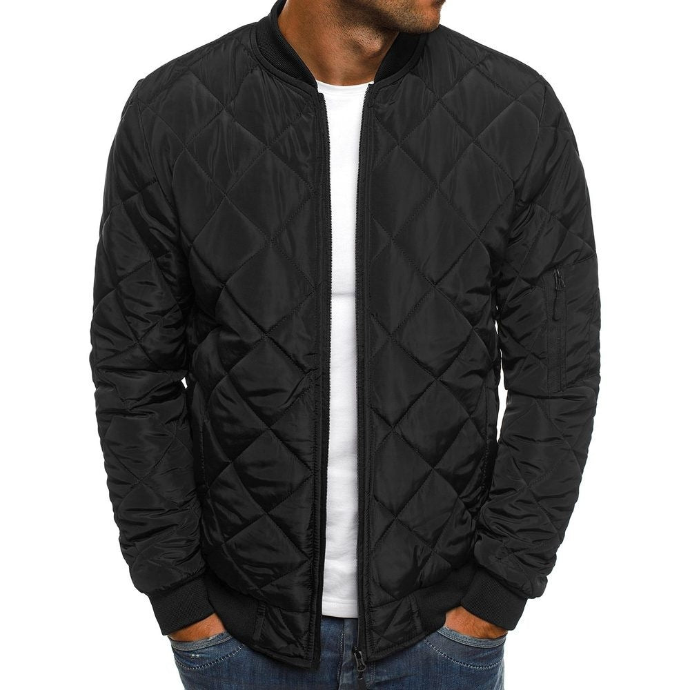 Gerald | Men's Diamond Quilted Jacket - Image 1
