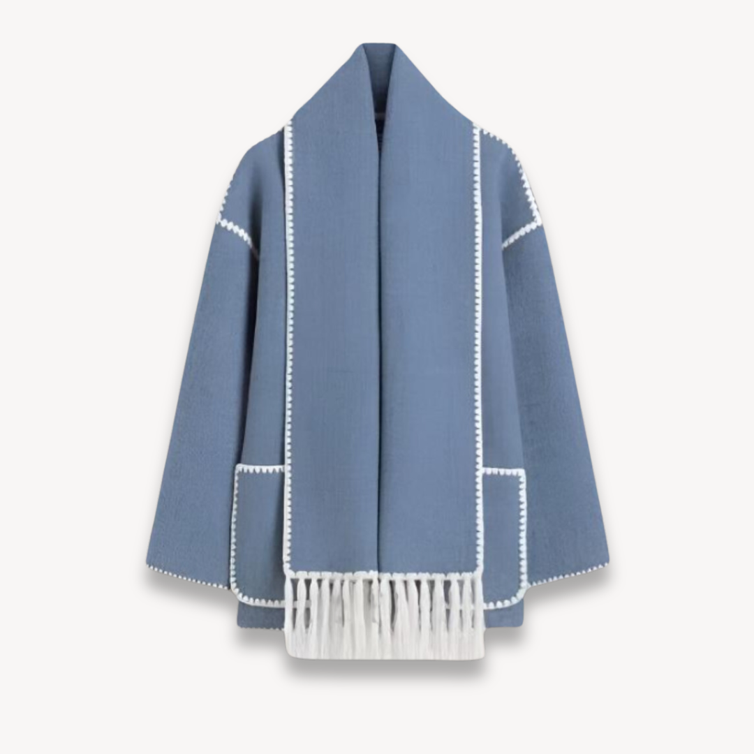 Libby | Women's Oversized Cape Jacket - Image 6