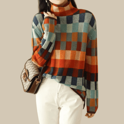 Kathy | Women's Oversized Turtleneck Sweater - Image 2