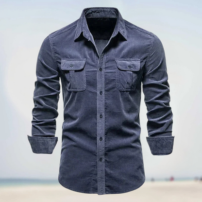 Levi | Corduroy Button-Up Shirt for Men - Image 6