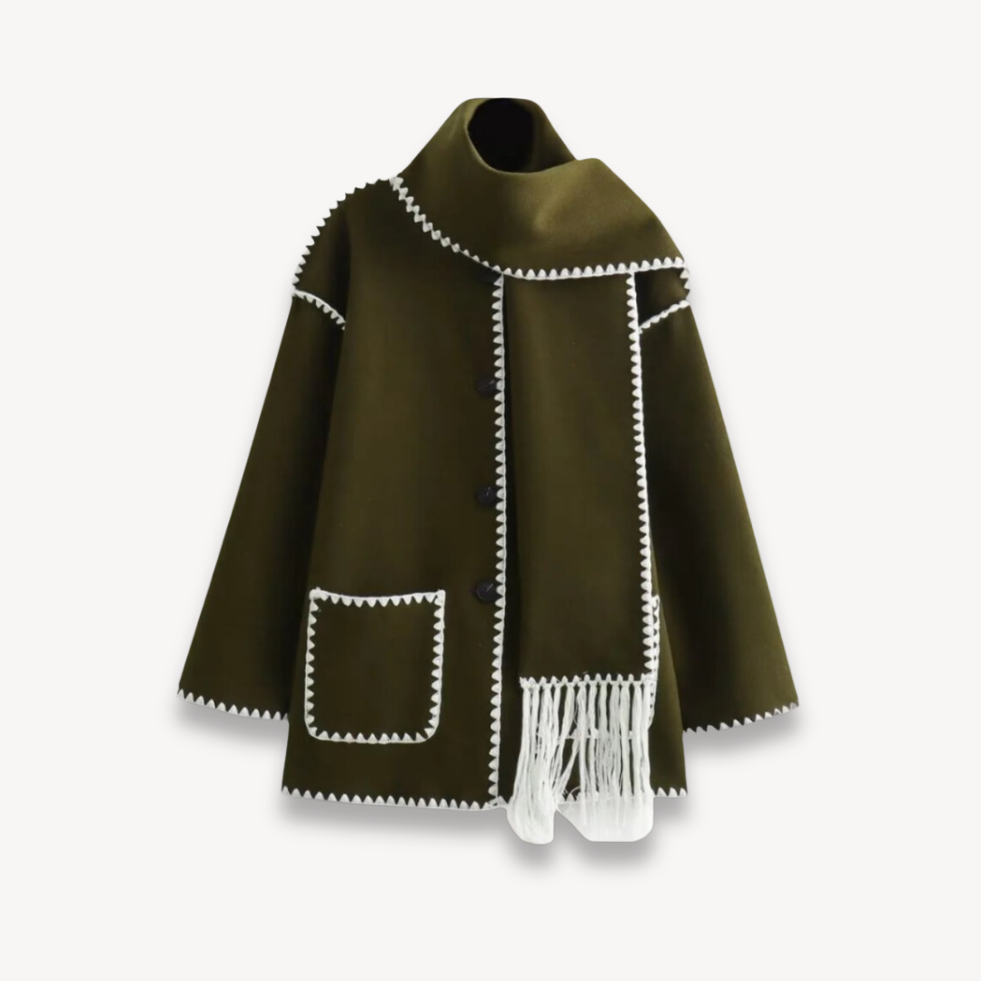 Libby | Women's Oversized Cape Jacket - Image 5