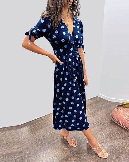 Barbara | Elegant Down Midi Dress - Image 8