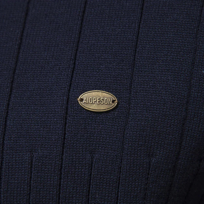 Louie | Men's Quarter Zip Long Sleeve Sweater - Image 3