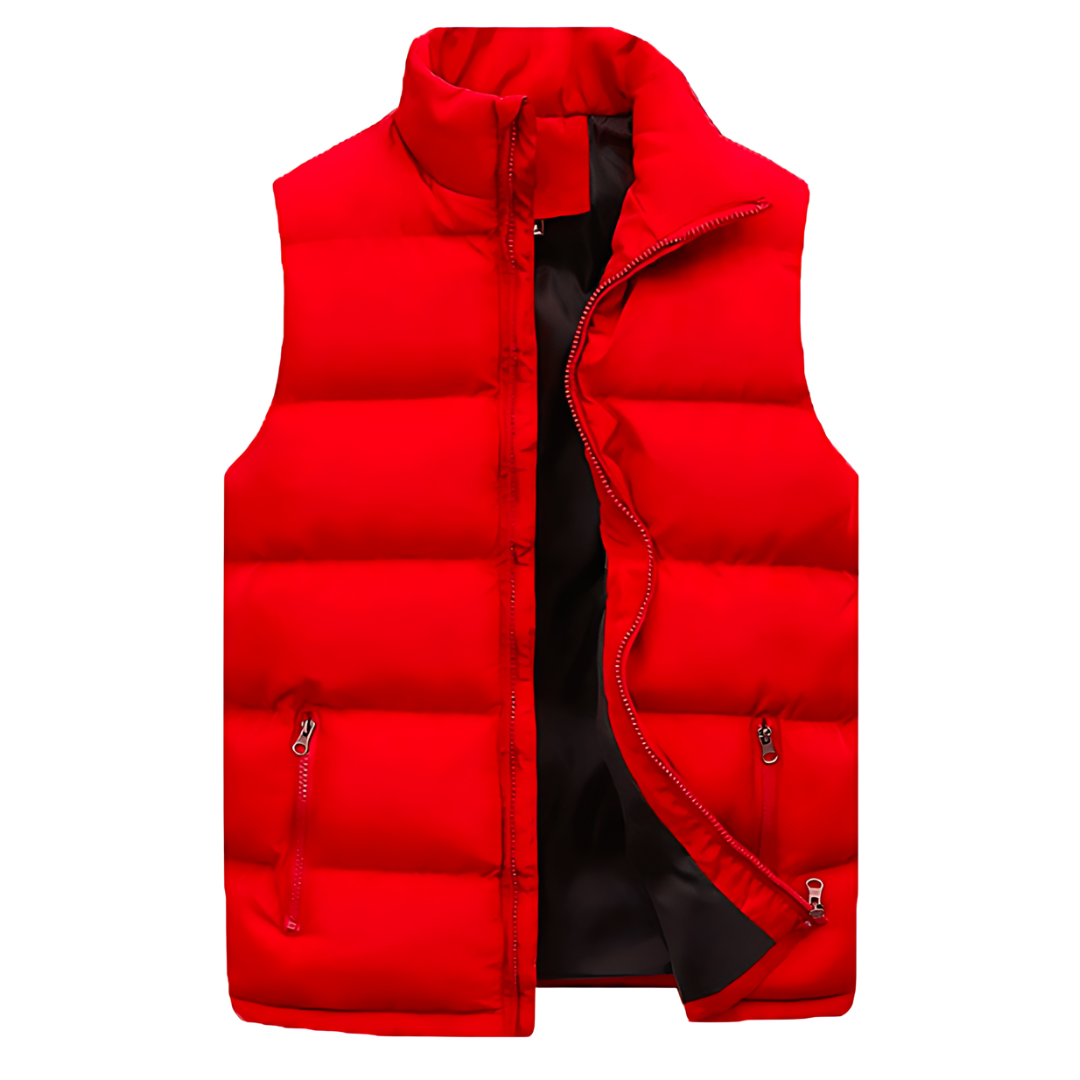 Walter | Men's Quilted Zip-Up Puffer Vest - Image 5