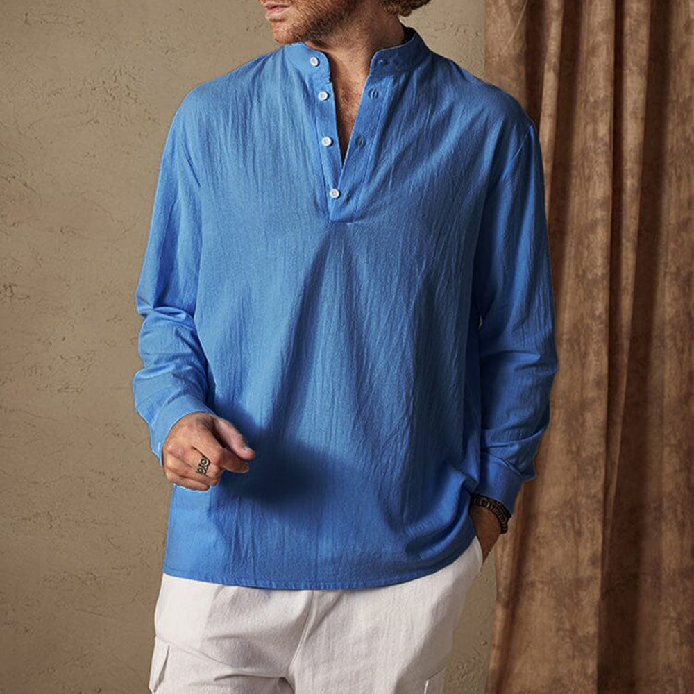 Raymond | Stylish Linen-Cotton Shirt for Comfort - Image 3