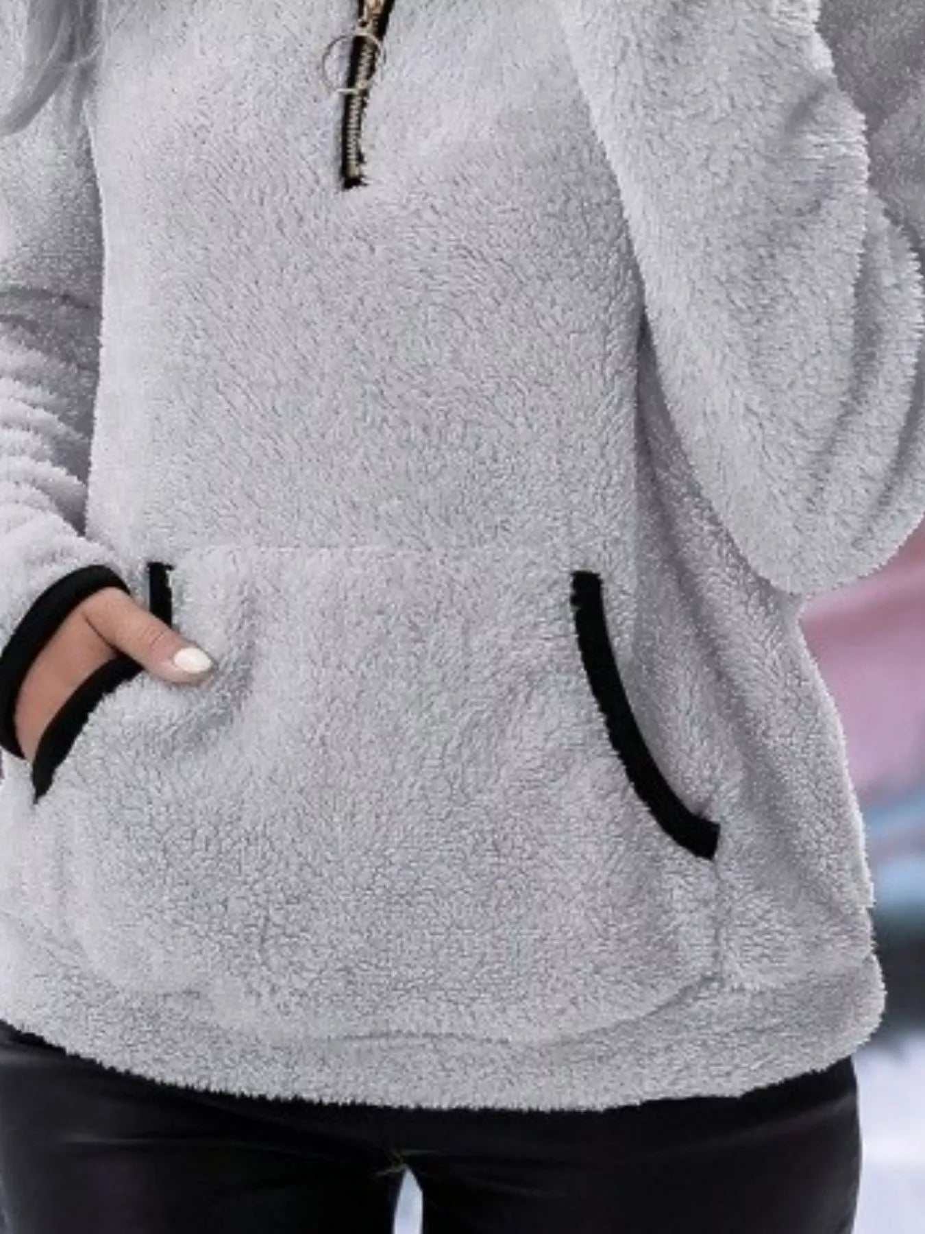 Helen | Women's Half-Zip Fleece Pullover Sweater - Image 17
