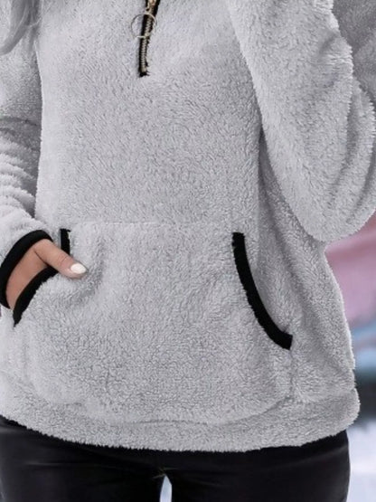 Helen | Women's Half-Zip Fleece Pullover Sweater - Image 17