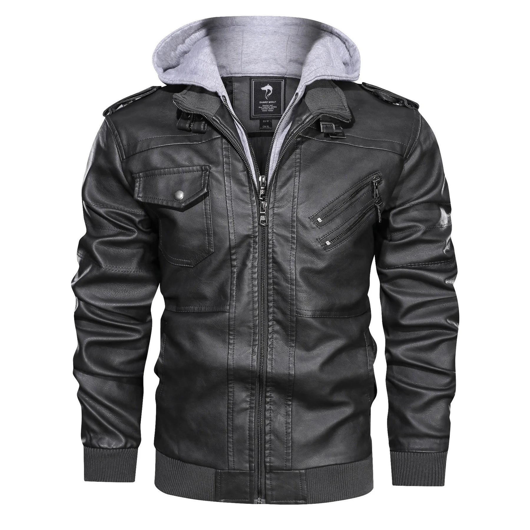 Leonard | Men's Hooded Bomber Jacket - Image 3