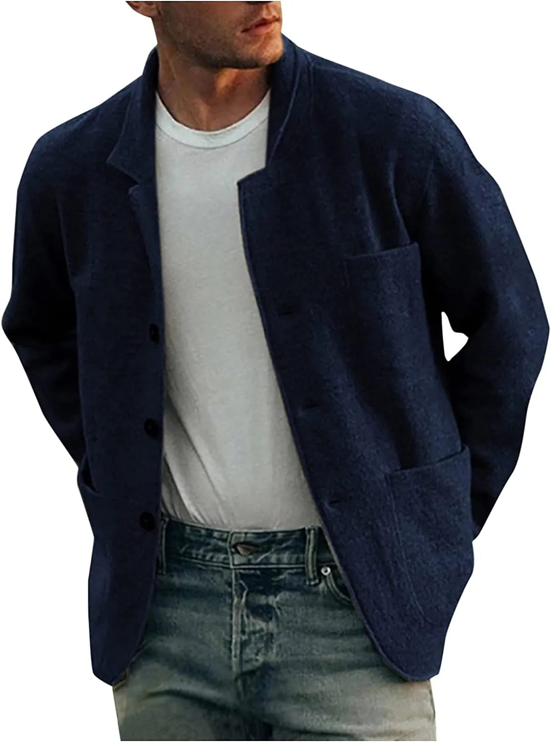 John | Elegant Blazer for Men with Pockets - Image 24