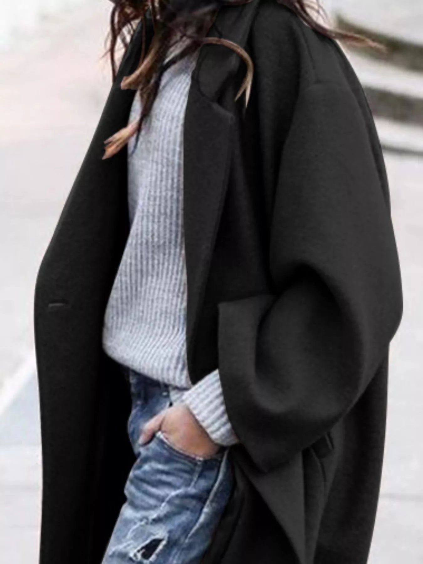 Charlotte | Women's Oversized Long Coat - Image 6