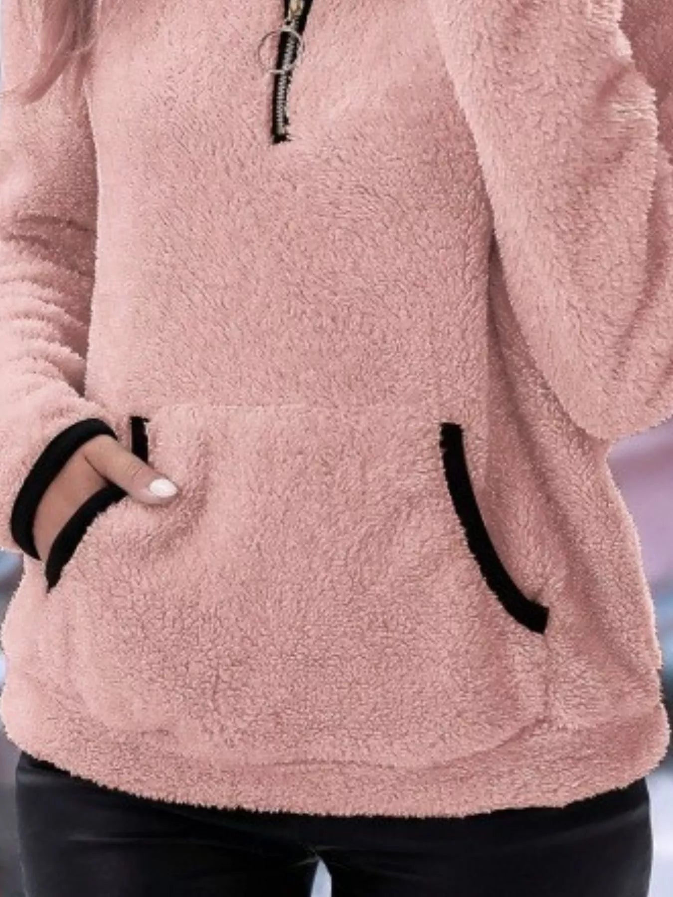 Helen | Women's Half-Zip Fleece Pullover Sweater - Image 14