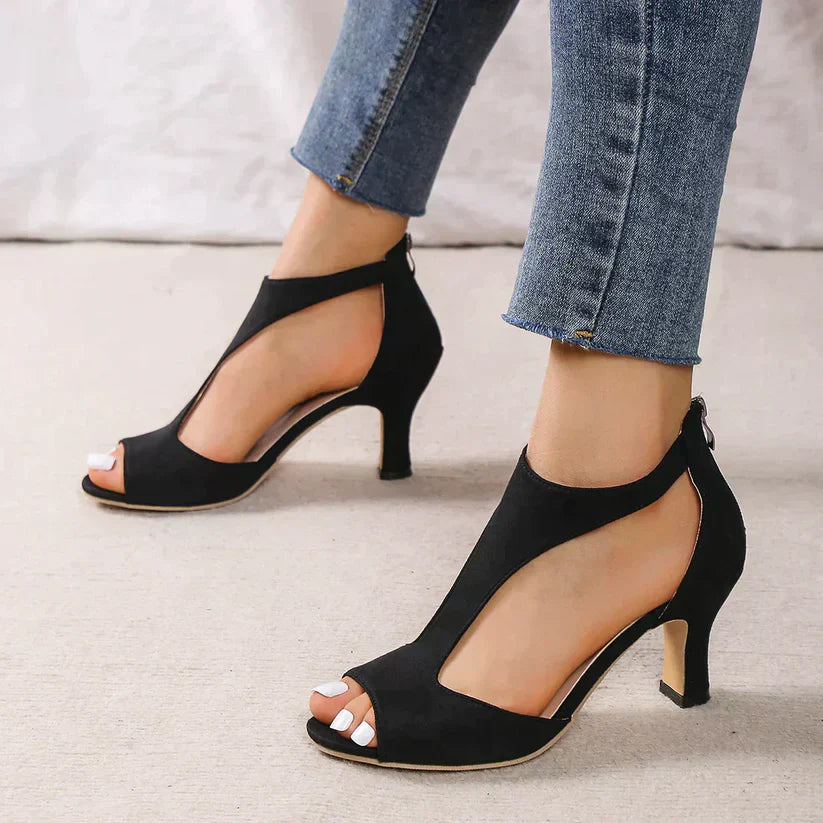 Rebecca | Elegant Peep-Toe Heels - Image 2