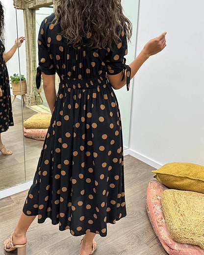 Barbara | Elegant Down Midi Dress - Image 4