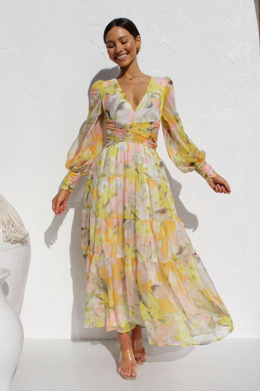 Sandra | Romantic Floral Wrap Dress for Women - Image 12