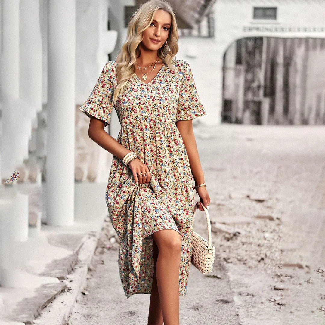 Janice | Flowy Elegant Boho Blouse - Image 1