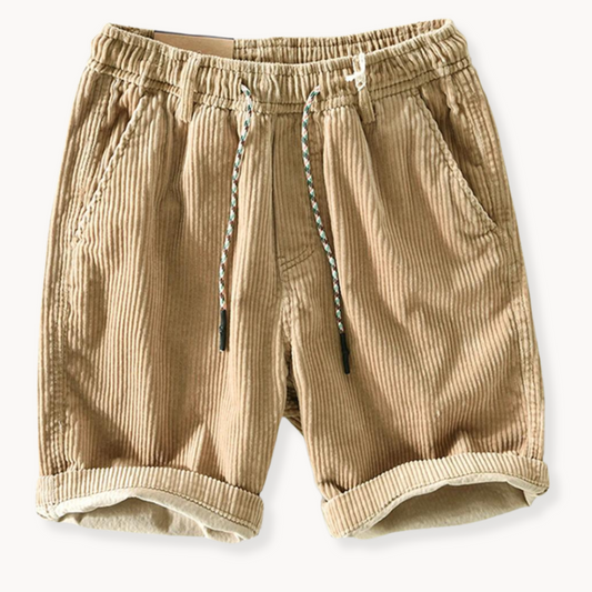 Keith | Casual Adjustable Cord Shorts - Image 1