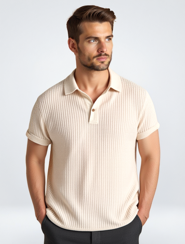 Jason | Classic Men's Premium Polo Shirt - Image 1