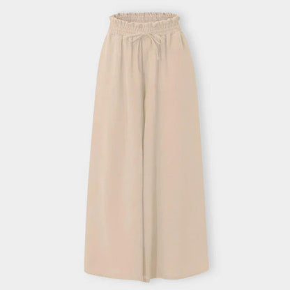 Gabriella | High Waist Elastic Skirt with Drawstring - A-Line - With Pockets - Long and Airy - Image 9