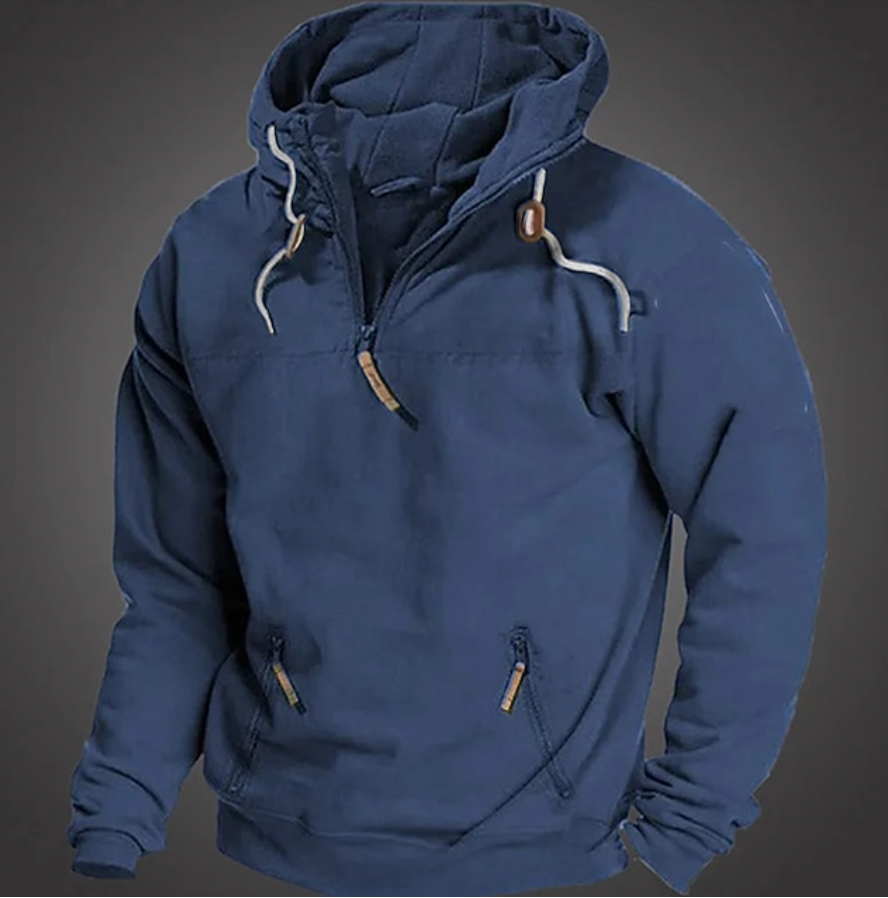 Carson | Men's Quarter Zip Hoodie - Image 3
