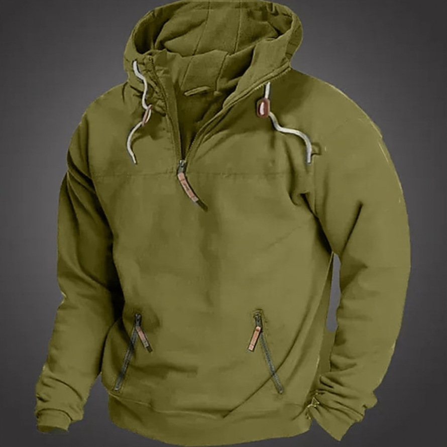 Carson | Men's Quarter Zip Hoodie - Image 2