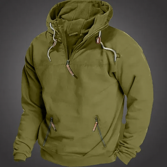 Carson | Men's Quarter Zip Hoodie - Image 2