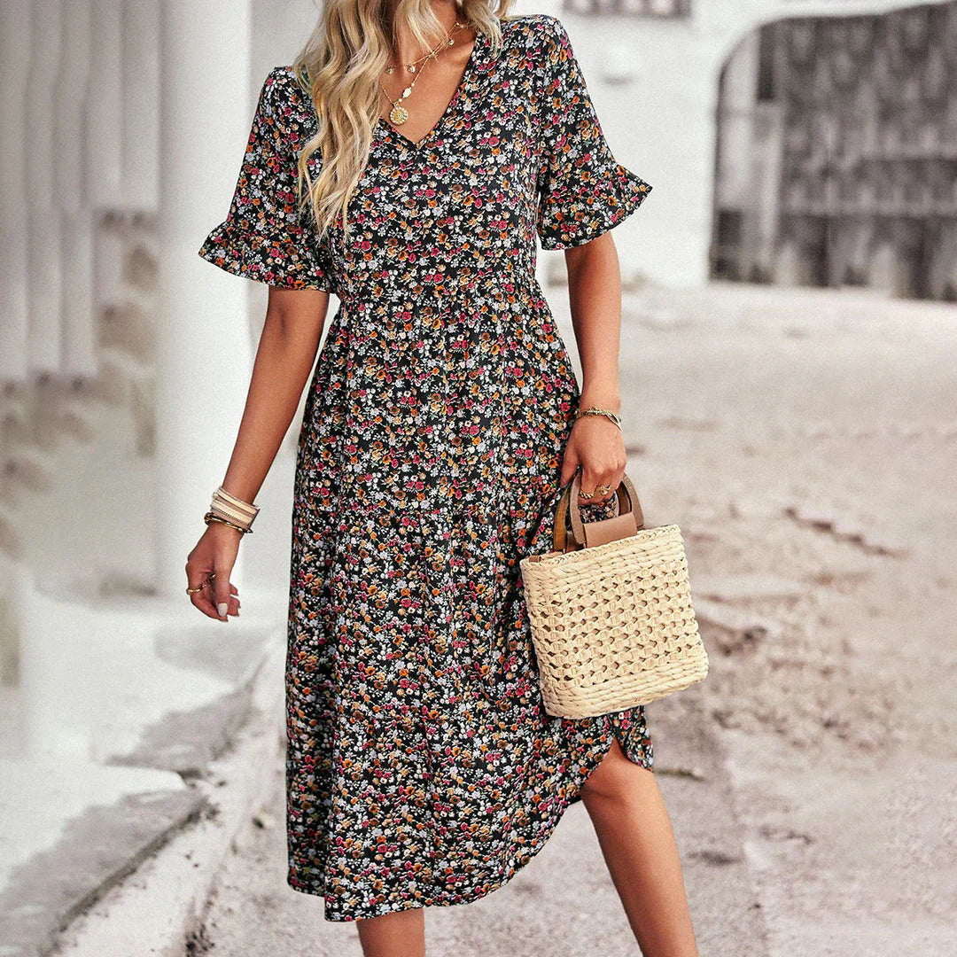 Janice | Flowy Elegant Boho Blouse - Image 2