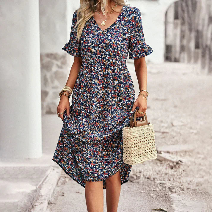 Janice | Flowy Elegant Boho Blouse - Image 3