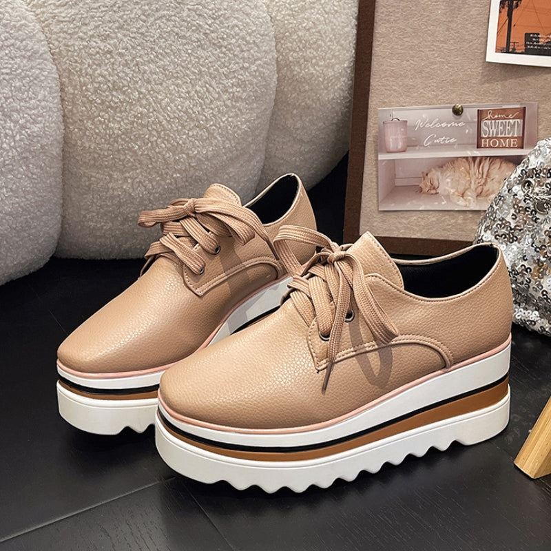Remy | Men's Platform Lace-Up Oxford Shoes - Image 2