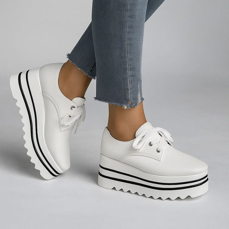 Remy | Men's Platform Lace-Up Oxford Shoes - Image 6
