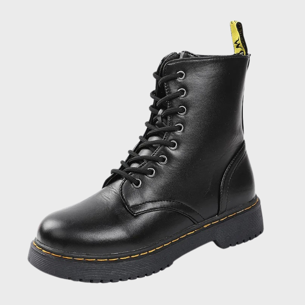 Kelsey | Women's Lace-Up Combat Ankle Boots - Image 2