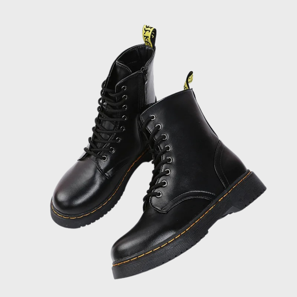Kelsey | Women's Lace-Up Combat Ankle Boots - Image 3