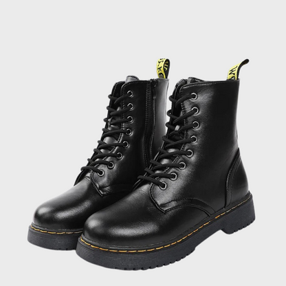 Kelsey | Women's Lace-Up Combat Ankle Boots - Image 1